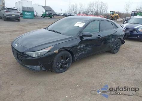 2021 Hyundai Elantra Sel z USA, uszkodzony, nr VIN 5NPLS4AG8MH031614
